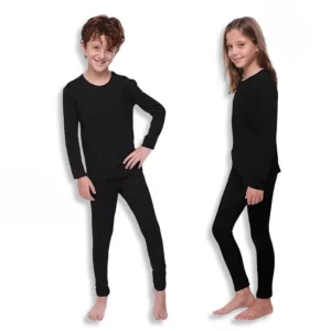 Pack 2 Tenues Sous-vêtement Garçon Noir ( Pull - Pantalon )