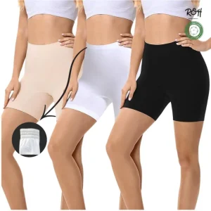 Pack 3 Shorties Femme Coton