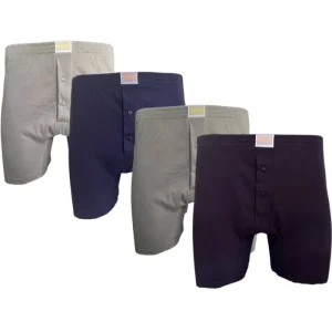 Pack 4 Slip Short Senior Bouton