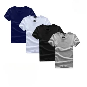 Pack 4 T-shirt Coll Rond Homme Couleurs