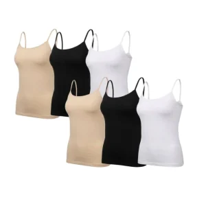 Pack 6 Débardeurs Femme Simple