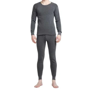 Tenue sous-vêtement Homme Gris (pantalon - pull)