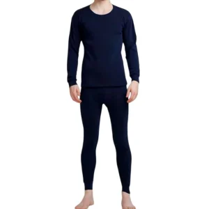 Tenue sous-vêtement Homme Noir (pantalon - pull)