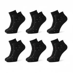 Pack 6 paires de chaussettes Tommy Hilfiger – Noir