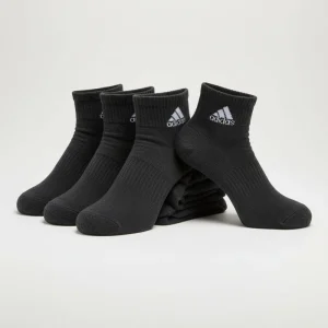 Pack de 5 Paires de Chaussettes adidas – Gris Foncé Anthracite