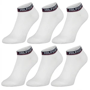 Pack de 6 Paires de Chaussettes Tommy Hilfiger – Blanc Classique