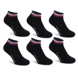 Pack de 6 Paires de Chaussettes Tommy Hilfiger – Noir Classique