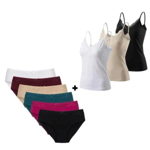 Pack 2 en 1 femme dentelle