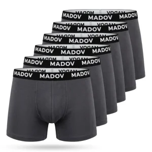 Pack 6 Boxers Madov M3 – Gris foncé
